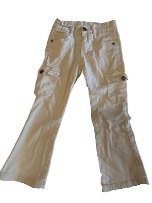 Girls Pink Ivy Cargo Pants Size 06 inseam 17.5" - Image 1 of 4