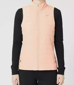 Nike Women's Arctic Pink Therma-FIT Essential Running Vest DD6035-800 Sz LG $100 - Picture 1 of 11