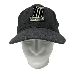 HARLEY-DAVIDSON MOTOCICLETAS #1 CALAVERA GRIS LANA NUEVA ERA 19TWENTY 7 1/4 GORRA! - Imagen 1 de 6