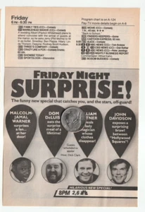 Vintage 1988 FRIDAY NIGHT SUPRISE Magazine AD ~ TV Special ~ WILLIAM SHATNER - Picture 1 of 1
