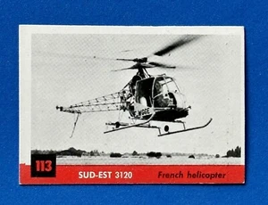 1956 Topps Jets Aviation #113 SUD-EST 3120 French Helicoper - Picture 1 of 2