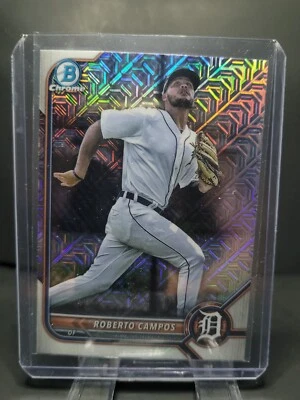 2022 Bowman Chrome Mega Box Roberto Campos Prospect Mojo Refractor BCP-216 - Image 1 of 2