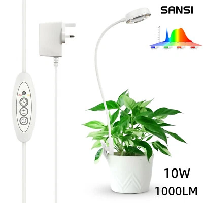 SANSI 150W Equiva Full Spectrum LED Grow Lights Indoor Plants Lamp Timer 3/6/12 - Image 1 of 4
