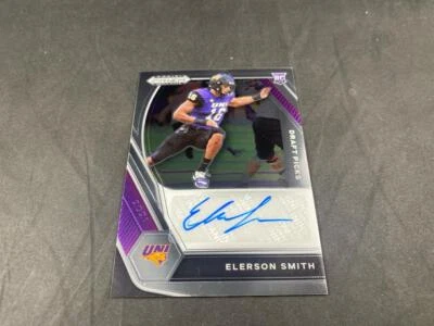 2021 PANINI PRIZM DRAFT PICKS FOOTBALL ELERSON SMITH ROOKIE AUTO - Image 1 of 2