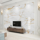 Fond d'écran mural moderne en marbre ligne dorée peinture murale salle TV canapé décoration intérieure 