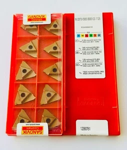 SANDVIK Groving Insert N123T3-0300-0000-GS 1125 MADE IN SWEDEN NEW 10 pcs. - Picture 1 of 4
