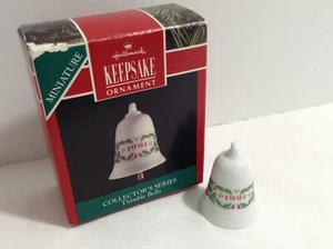 Hallmark '1991 Thimble Bells' 2nd In The Series Miniature Ornament - Picture 1 of 2