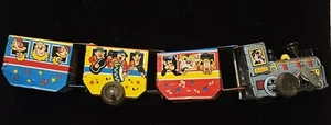 Vintage Linemar Tin Wind-up Choo Choo Zig Zag Train #8400 Litho Works - Picture 1 of 21