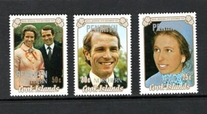 Penrhyn 1973 BODA DE PRINCESA ANNE & CPT M. PHILLIPS Sc 47-49 SG 53-55 MNH - Imagen 1 de 1