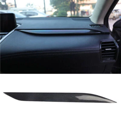 For Lexus NX300h 200t 15-21 Carbon Fiber Console Dash Co-Pilot Strip Cover Trim Foto 1 de 4