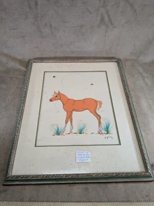 BEATIEN YAZZ (1925-) ORIGINAL ART LITTLE NO SHIRT FOHLEN PFERD LESEN!! - Bild 1 von 24