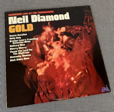 NEIL DIAMOND - GOLD - U.K. IMPORT - VINYL RECORD (TA-832) - Image 1 of 3
