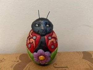 Jim Shore Lady Bug Egg 2.5" Tall FREE SHIPPING - Picture 1 of 1