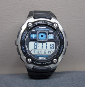Men's CASIO Digital Watch AE-2000W - Works Great! - Picture 1 of 7