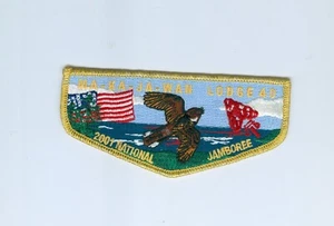 OA Lodge 40 Ma-Ka-Ja-Wan 2001 National Jamboree flap fk - Picture 1 of 1