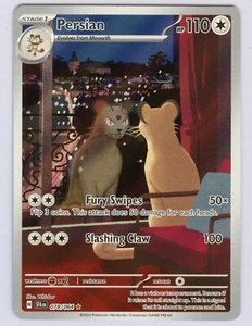 Pokemon TCG Persian 078/064 Scarlet Violet Shrouded Fable Illustration Rare NM - Bild 1 von 2