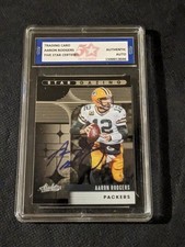 2020 Absolute Aaron Rodgers Autograph 🏀 On Card Auto 🔥 Graded Authentic Auto