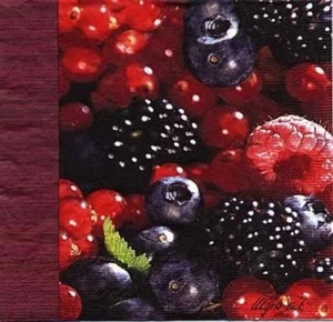 Wunderschöne Servietten: MIXED BERRIES (1430) - Bild 1 von 1