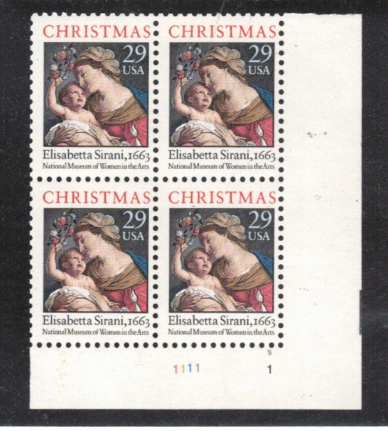 Scott #2871... 29 Cent...Christmas...Plate Block  - Image 1 of 1