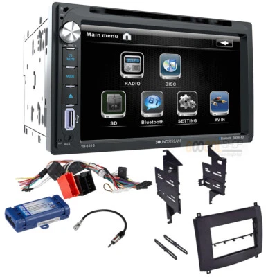 Kit de tablero doble DIN CD/DVD estéreo para automóvil VR-651B para Cadillac SRX 2004-2006 Foto 1 de 4