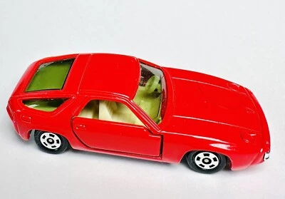 Tomy Tomica 1978 vintage escala 1:63 Porsche 928 rojo n.º Puertas abiertas F53 Japón Foto 1 de 4