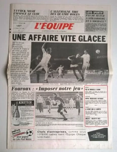 L'EQUIPE N°12.381 du 27/02/1986 - France-Irlande du Nord: 0-0 (1è sél. de PAPIN) - Picture 1 of 5