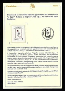 Italia 2020 : Cagliari - Bollettino filatelico - Tiratura limitata - Imagen 1 de 1