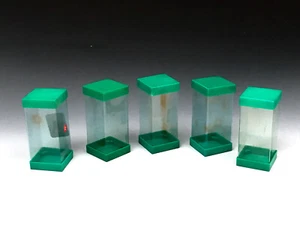 AURORA HO slot car display cubes, five, vintage, Good condition, free shipping - Picture 1 of 5