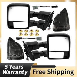 2x Towing Mirror For Ford F-250 F-350 F-450 F-550 Super Duty 1999-2007 Excursion - Picture 1 of 12