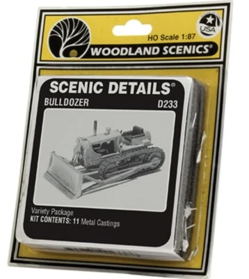 Escala HO Woodland Scenics D233 detalhes cênicos escavadeira com kit de lâmina de metal - Imagem 1 de 3