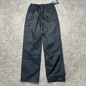 NWT COLUMBIA Youth KidsLarge Black Pull-On Waterproof Pants Hiking Outdoors - Picture 1 of 8