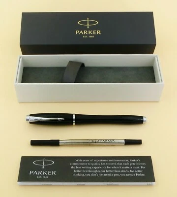 Parker Urban Tintenroller Rollerball glänzend schwarz in dekorativer Geschenkbox - Bild 1 von 4