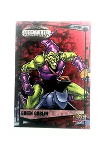 Ultra Rare Dual #299/299 2015 Upper Deck Vibranium Molten Parallel Green Goblin - Picture 1 of 12