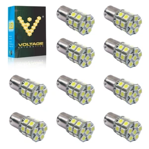 S25 1156 1157 LED Bulbs 7100K 5050SMD for Turn Signal Reverse Tail Brake Lights - Picture 1 of 4