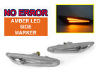 DEPO Amber Light Bar LED Clear Side Marker Lights For 06-12 BMW E90/E92 3 Series BMW Serie 5