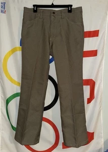 Pantaloni eleganti vintage Wrangler uomo 36x29 taupe wrancher bootcut - Foto 1 di 10