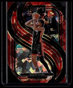 2024-25 Panini Select #191 Kel'el Ware Red Cracked Ice Prizm - Picture 1 of 2
