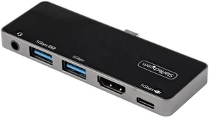 STARTECH - Adaptor Multiport USB-C dengan HDMI 4K, USB 3.2 Gen 1 & Bekalan Kuas - Picture 1 of 4
