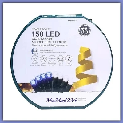 GE Color Choice 150 Ct 43.4-ft Multi-function Color Changing LED String Lights - Image 1 of 4