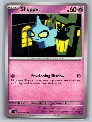 Shuppet #087/198 SV01: Scarlet & Violet Base Set Common - Pokemon Cards H25 - Image 1 of 2