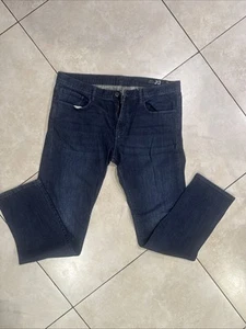 Armani Exchange $160 A|X J13 Men's Slim Fit Med Blue 100% Cotton Jeans 36 - Picture 1 of 3