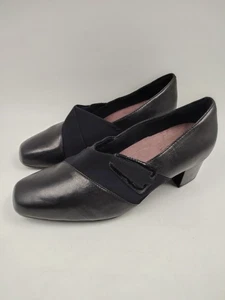 Damenschuhe Clarks Pumps Absatz schwarz Größe 8,5 extra weit Modell 31300 - Bild 1 von 10