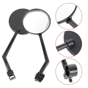2 PCS Cycle Rear View Mirror Bike Mirrors Handlebar Rearview for - Picture 1 of 11