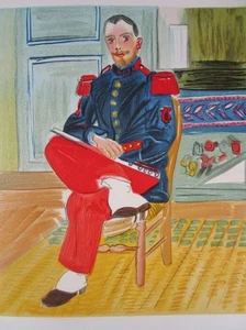 RAOUL DUFY Lithographie "Le Flutiste" gedruckt von Mourlot - tolles Kunstwerk! - Bild 1 von 1