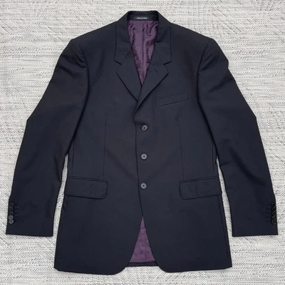 Paul Smith Suit Jacket Men's 40R Black 100% Wool Made in Italy Formal Blazer - Image 1 of 4