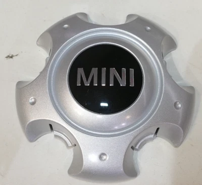 MINI Hub Cap Silver 16" for Steel Rim 5 Stud 36109804232 - Image 1 of 4