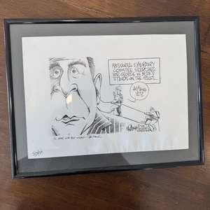 GEORGE W. BUSH POLITICAL CARTOON 1999 John Branch  - Picture 1 of 3