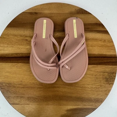 Nuevas Sandalias Tanga Mujer Ipanema Meu Sol Rasteira Ad Rosa Goma Talla 6 M Foto 1 de 4