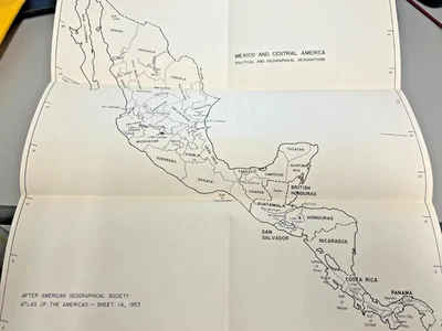 Ecuador Columbia Venezuela Political Geographical Archeological Sites Folded Map - Image 1 of 4