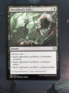 Sheoldred's Edict Phyrexia: All Will Be One Regular - Bild 1 von 2